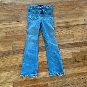 Veronica Beard Crop Flare Jeans